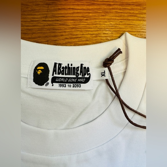 NWT【Bape】MULTI LOGO BIG APE HEAD RELAXED FIT TEE Mens XL - Picture 11 of 14